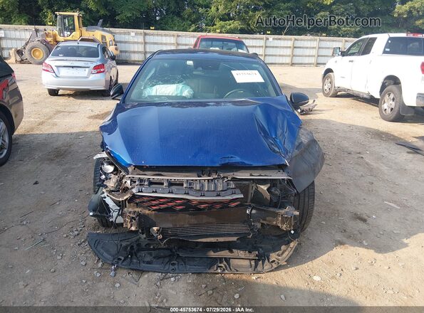 3KPF44AC4ME399992 2021 KIA FORTE Blue Widok wnętrza z tyłu