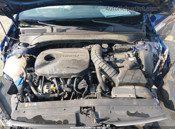 3KPF44AC4ME399992 2021 KIA FORTE Blue Widok z tyłu