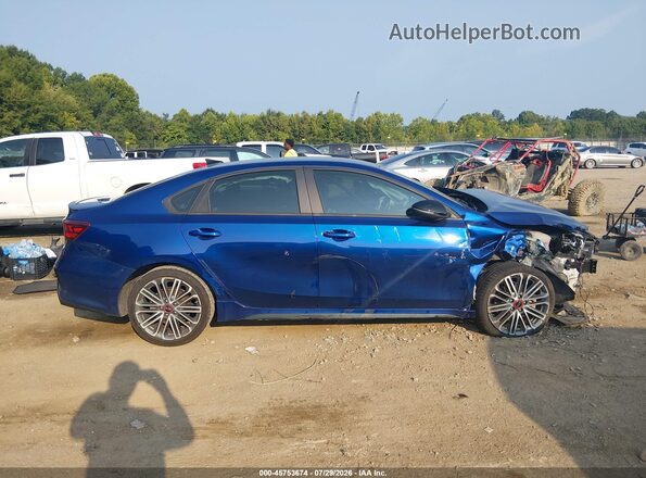 3KPF44AC4ME399992 2021 KIA FORTE Blue Widok wnętrza 360 stopni