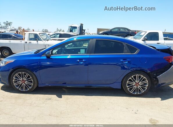 3KPF44AC5ME400406 2021 KIA FORTE Синий Панорамный вид салона 360°