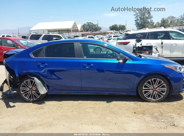 3KPF44AC5ME400406 2021 KIA FORTE Синий Вид задней части салона