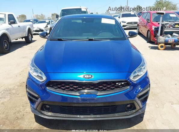 3KPF44AC5ME400406 2021 KIA FORTE Синий Вид щитка приборов
