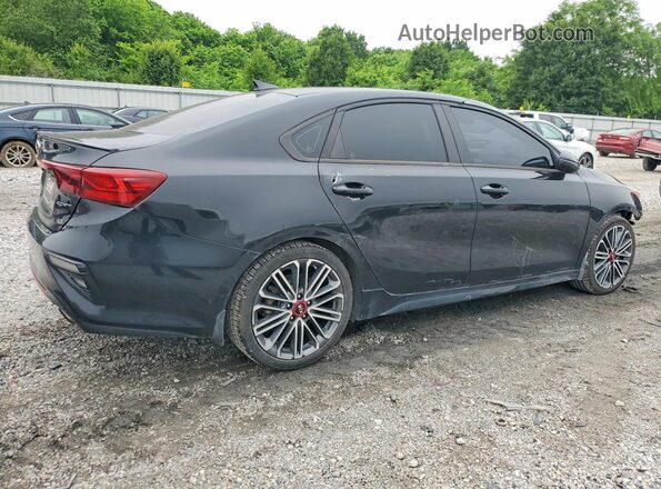 3KPF44AC6ME407526 2021 KIA FORTE Черный Задняя правая четверть