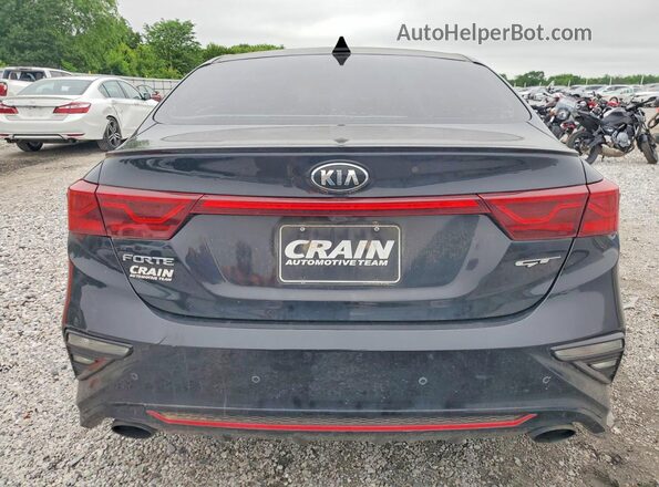 3KPF44AC6ME407526 2021 KIA FORTE Черный Вид сзади