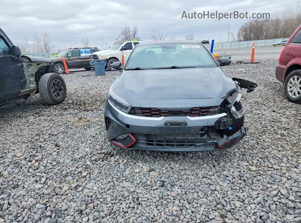 3KPF44AC6NE492661 2022 KIA FORTE Gray Front view