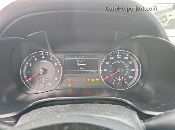 3KPF44AC6NE492661 2022 KIA FORTE Gray Instrument cluster view