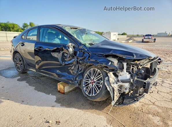 3KPF44AC6NE501178 2022 KIA FORTE Black Przód prawy