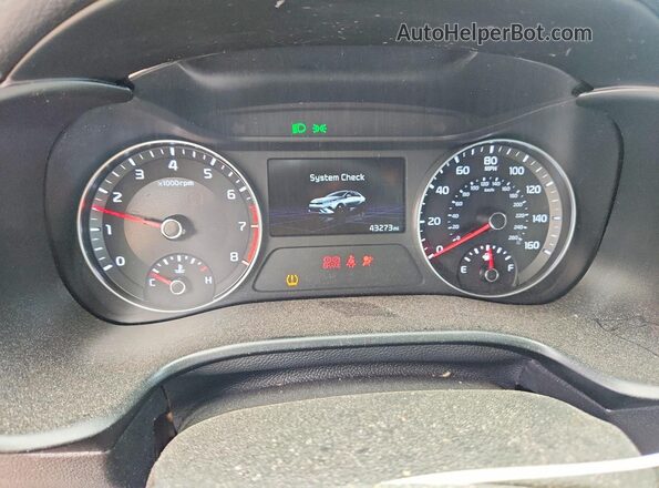 3KPF44AC6PE528738 2023 KIA FORTE Gray Вид щитка приладів