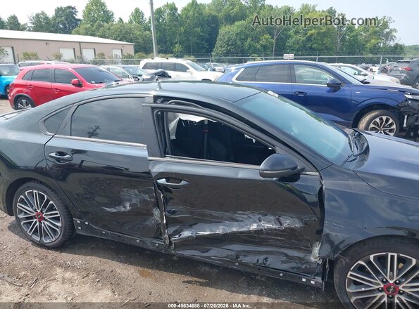 3KPF44AC7NE457725 2022 KIA FORTE Black Front view