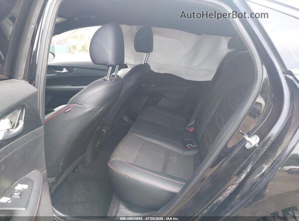3KPF44AC7NE457725 2022 KIA FORTE Black VIN sticker view