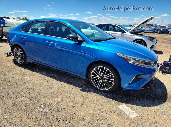 3KPF44AC7NE481457 2022 KIA FORTE Синий Передняя правая четверть
