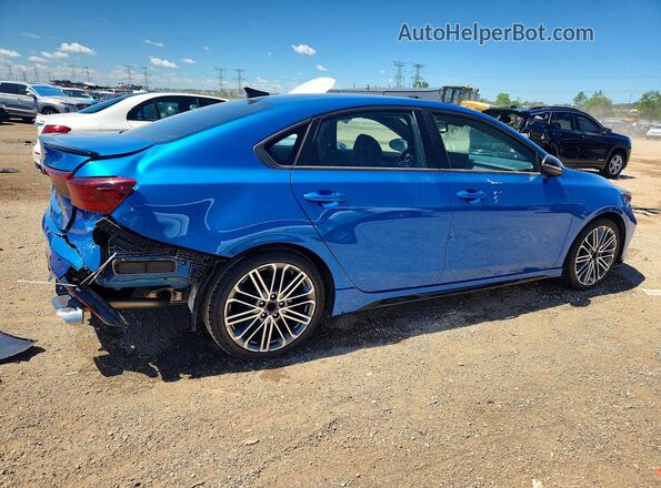 3KPF44AC7NE481457 2022 KIA FORTE Синий Задняя правая четверть