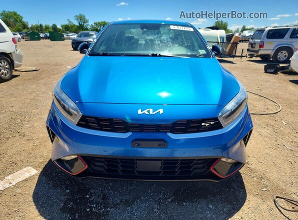 3KPF44AC7NE481457 2022 KIA FORTE Синий Вид спереди