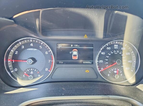 3KPF44AC7NE481457 2022 KIA FORTE Синий Вид щитка приборов