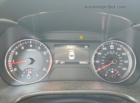 3KPF44AC8ME324213 2021 KIA FORTE Red Vista del cuadro de instrumentos