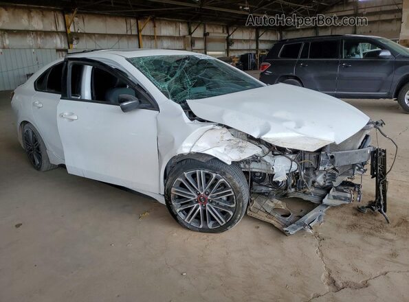 3KPF44AC8ME368437 2021 KIA FORTE White Front right