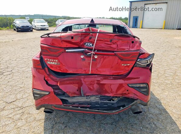 3KPF44AC9ME365322 2021 KIA FORTE Red Vista trasera