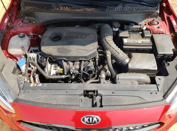 3KPF44AC9ME365322 2021 KIA FORTE Red Vista interior trasera