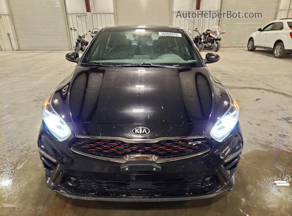 3KPF44AC9ME376174 2021 KIA FORTE Black Front view