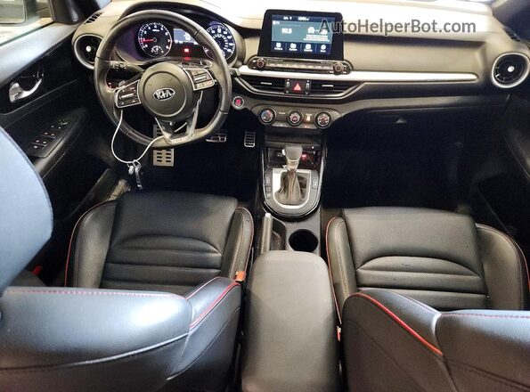 3KPF44AC9ME376174 2021 KIA FORTE Black Dashboard view