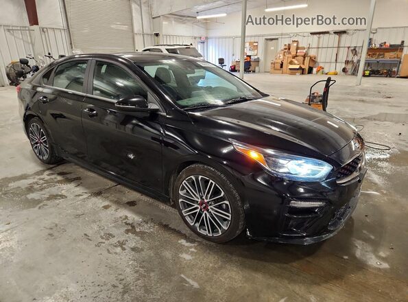 3KPF44AC9ME376174 2021 KIA FORTE Black Front right