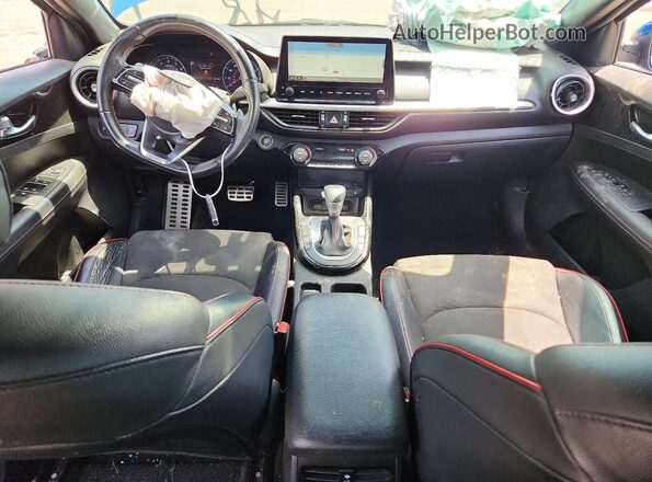 3KPF44AC9PE513294 2023 KIA FORTE Blue Առջևի վահանակի տեսք