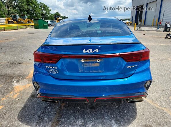 3KPF44AC9PE513294 2023 KIA FORTE Blue Հետևի տեսք