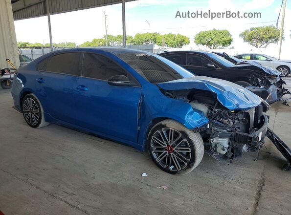 3KPF44AC9PE561054 2023 KIA FORTE Blue Przód prawy