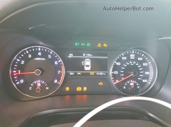 3KPF44AC9PE561054 2023 KIA FORTE Blue Widok zestawu wskaźników