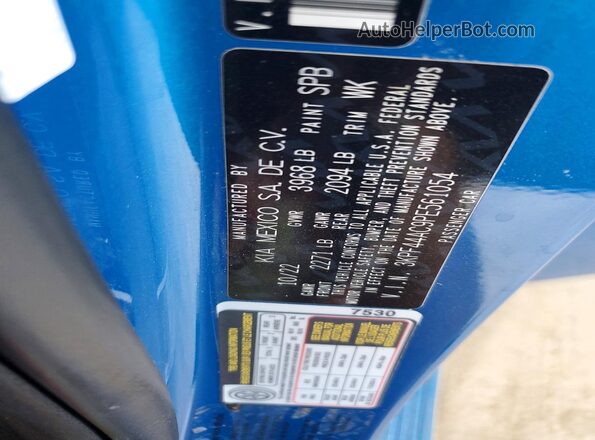 3KPF44AC9PE561054 2023 KIA FORTE Blue Widok komory silnika