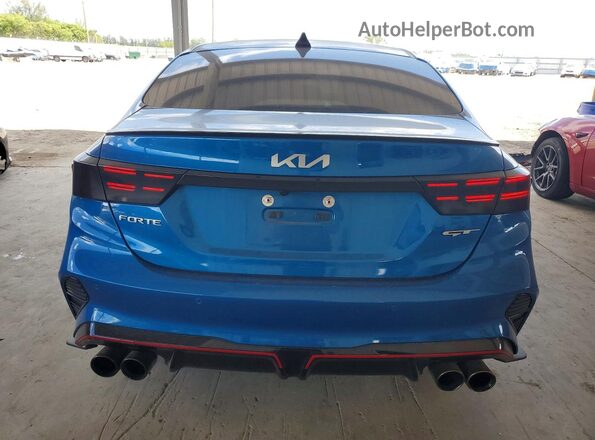 3KPF44AC9PE561054 2023 KIA FORTE Blue Widok z tyłu