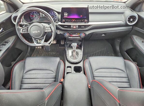 3KPF44AC9PE610821 2023 KIA FORTE Black Widok deski rozdzielczej