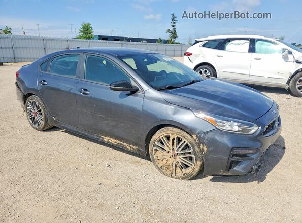 3KPF44ACXME293952 2021 KIA FORTE Charcoal Առջևի աջ