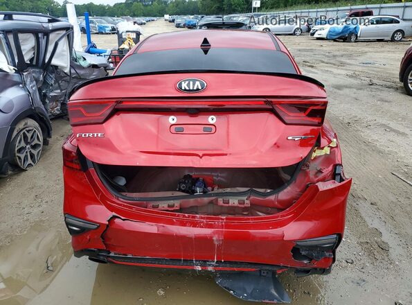 3KPF44ACXME301757 2021 KIA FORTE Red Vista trasera