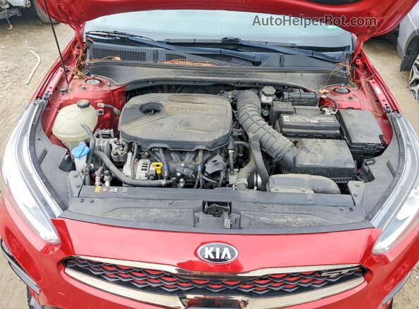 3KPF44ACXME301757 2021 KIA FORTE Red Vista interior trasera