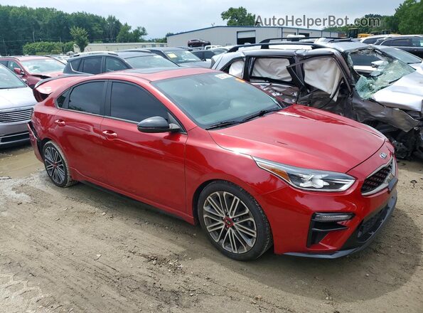 3KPF44ACXME301757 2021 KIA FORTE Red Delantero derecho