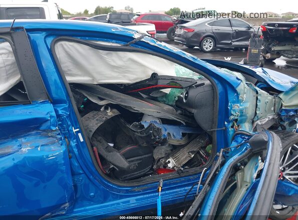 3KPF44ACXNE499662 2022 KIA FORTE Blue Vista interior delantera