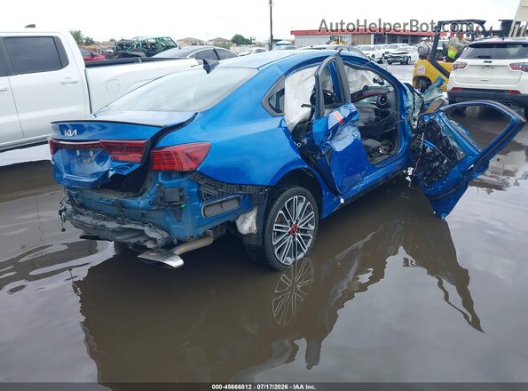 3KPF44ACXNE499662 2022 KIA FORTE Blue Trasero derecho