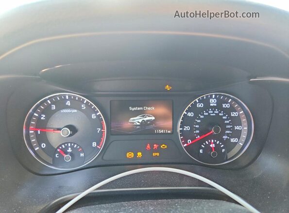 3KPF54AD0PE602306 2023 KIA FORTE Blue Вид щитка приладів