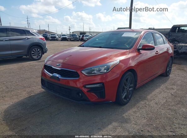 3KPF54AD1KE084313 2019 KIA FORTE Orange Передня ліва чверть
