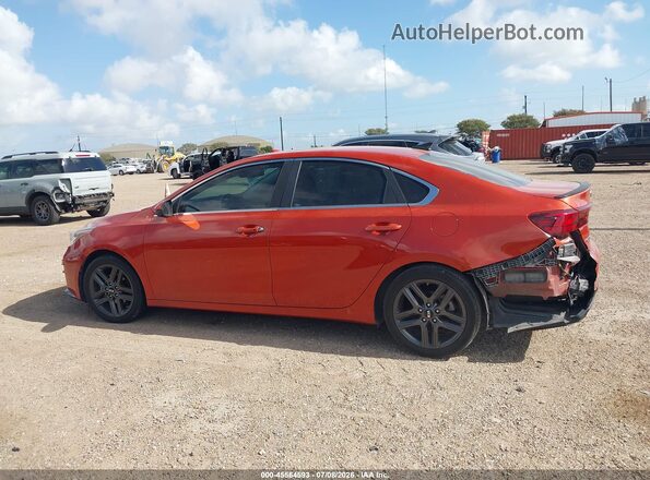 3KPF54AD1KE084313 2019 KIA FORTE Orange 