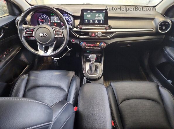 3KPF54AD1KE097868 2019 KIA FORTE Gray წინა პანელის ხედი