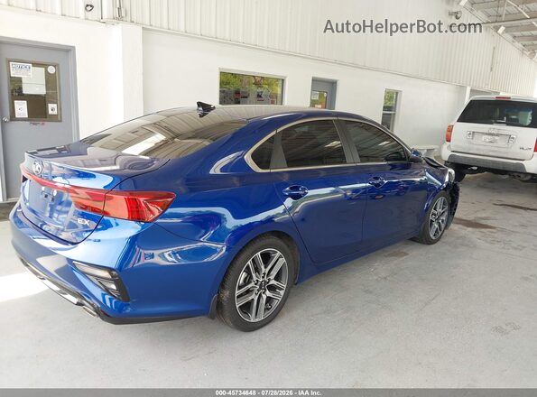3KPF54AD1ME403518 2021 KIA FORTE Blue Rear right