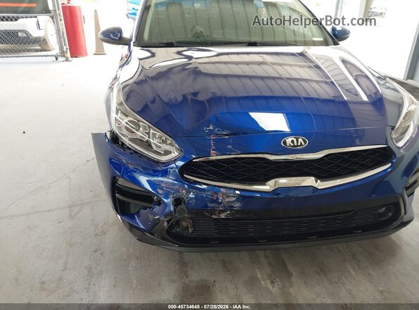 3KPF54AD1ME403518 2021 KIA FORTE Blue Front view