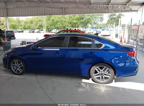 3KPF54AD1ME403518 2021 KIA FORTE Blue 360 interior view