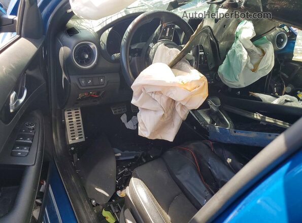 3KPF54AD1NE435659 2022 KIA FORTE Blue Vista del salpicadero