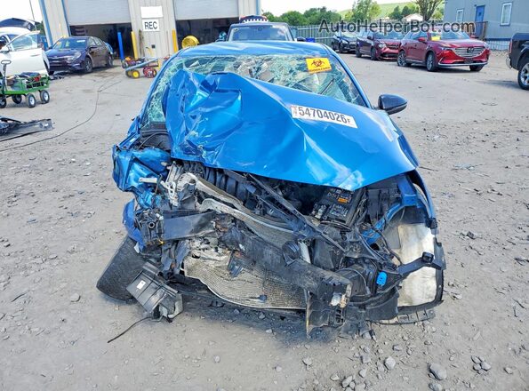 3KPF54AD1NE435659 2022 KIA FORTE Blue Vista frontal