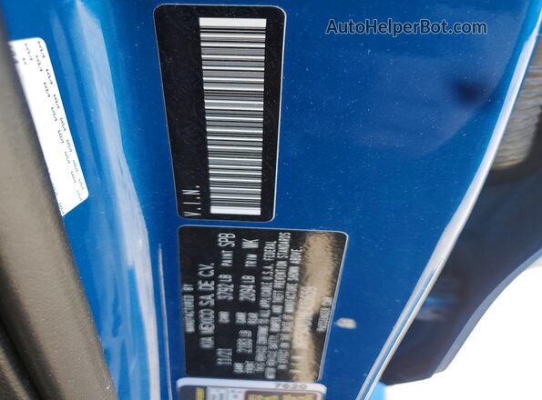 3KPF54AD1NE435659 2022 KIA FORTE Blue Vista del compartimento del motor