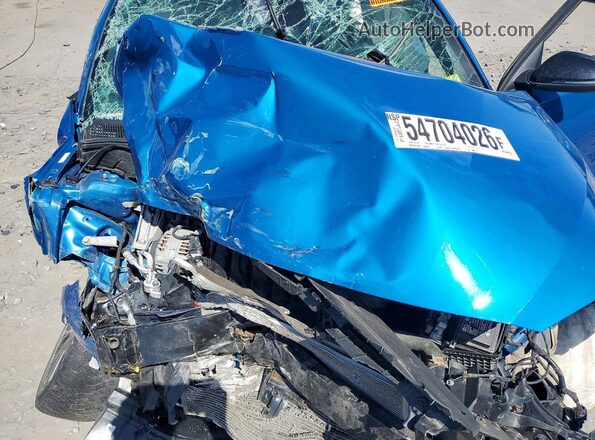 3KPF54AD1NE435659 2022 KIA FORTE Blue Vista interior trasera