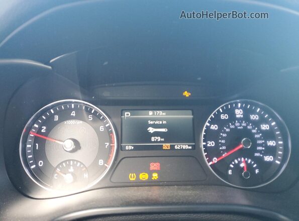 3KPF54AD1PE661400 2023 KIA FORTE Blue ხელსაწყოთა პანელის ხედი